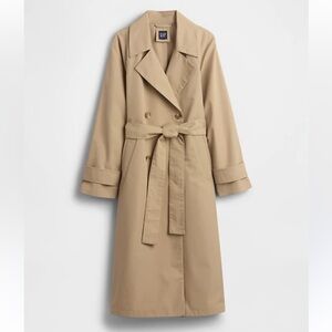 GAP Icon Trench Coat Classic Tailored Design XS Petite NWT